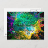 健康と生命力の木 ポストカード (正面/裏面)