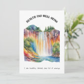 健康と福祉の前向き確認カード シーズンカード (スタンド正面)