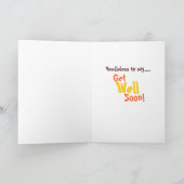 健康なすぐにおもしろいでユーモアのあるなナースの病院のユーモアを得て下さい カード (内部)