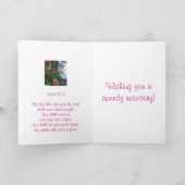 健康なアジサイの滝カードをすぐに得て下さい カード (内部)