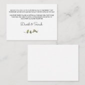 健康なカードの希望 エンクロージャーカード (正面/裏面)