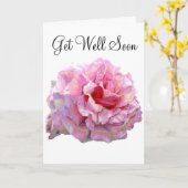 健康なカードをすぐに得て下さい カード (黄色い花)