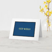 健康なカードを得て下さい カード (黄色い花)