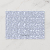 健康なカード|紫色の花の希望 エンクロージャーカード (裏面)