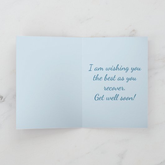 健康なシマリスのテーマをすぐに得て下さい カード (内部)