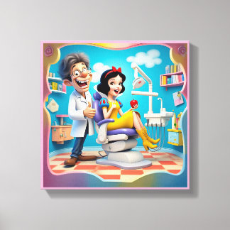 「健康なスマイルが一番美しい」 キャンバスプリント