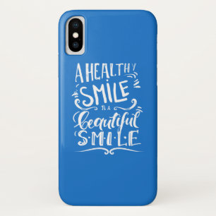健康なスマイルは美しいスマイルです iPhone X ケース