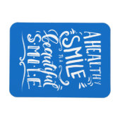 健康なスマイルは美しいスマイル マグネット (横)