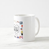 健康なデザインをやる気を起こさせる保つ コーヒーマグカップ (正面右)