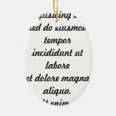 健康なバターは私のお尻私をビスケットと電話し、 セラミックオーナメント (裏面)