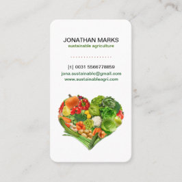 健康なフルーツ野菜のハートビジネス 名刺