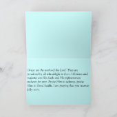 健康なメッセージをすぐに得て下さい サンキューカード (内部)