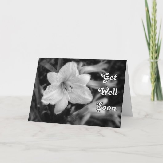 健康なユリを得て下さい カード (正面)