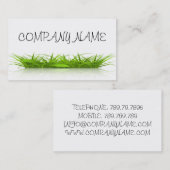 健康なライフスタイルの新しい緑の未加工食糧レストラン 名刺 (正面/裏面)