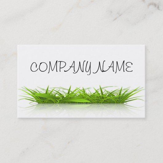 健康なライフスタイルの新しい緑の未加工食糧レストラン 名刺 (正面)