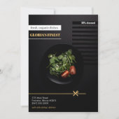 健康なレオーガニックストラン販売チラシ 招待状 (正面)