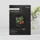 健康なレオーガニックストラン販売チラシ 招待状 (スタンド正面)