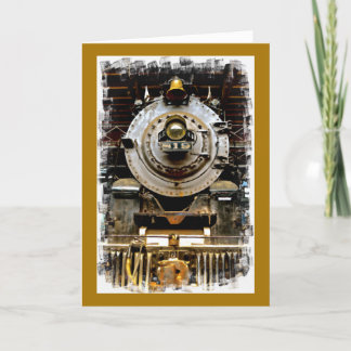 健康なヴィンテージの列車カードを得て下さい カード