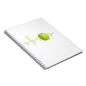 健康な人々のためのハートビートアップルギフト ノートブック (右側)