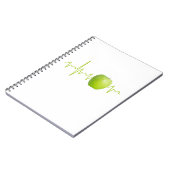 健康な人々のためのハートビートアップルギフト ノートブック (左側)