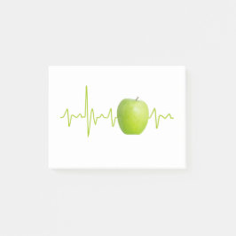 健康な人々のためのハートビートアップルギフト ポストイット