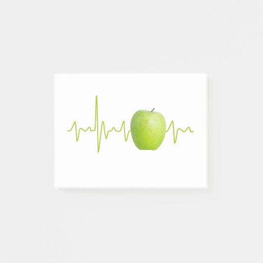 健康な人々のためのハートビートアップルギフト ポストイット (正面)