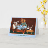 健康な子猫を得て下さい カード (黄色い花)