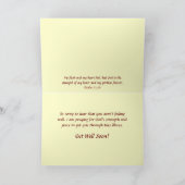 健康な強さを得て下さい カード (内部)