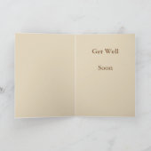 健康な挨拶状をすぐに得て下さい カード (内部)