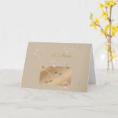 健康な挨拶状を得て下さい カード (黄色い花)