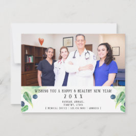 健康な新年 ポストカード