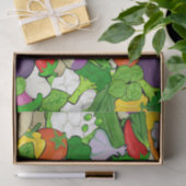 健康な新鮮な野菜のメドレー 薄葉紙 (ギフト)