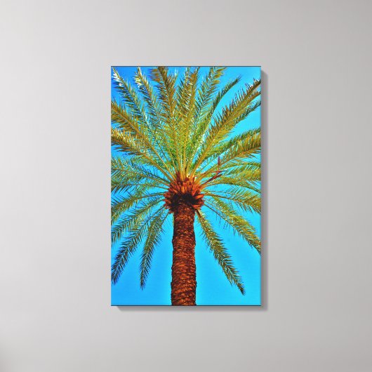 健康な日付ツリー キャンバスプリント (正面)