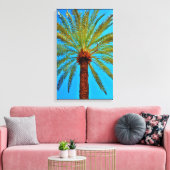 健康な日付ツリー キャンバスプリント (インサイチュ (リビング))