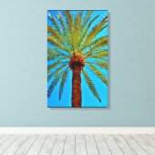 健康な日付ツリー キャンバスプリント (インサイチュ (ウッドフロア))