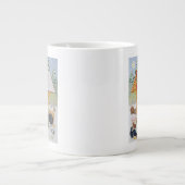 健康な望みます ジャンボコーヒーマグカップ (正面)