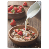 健康な朝食 クリップボード (裏面)