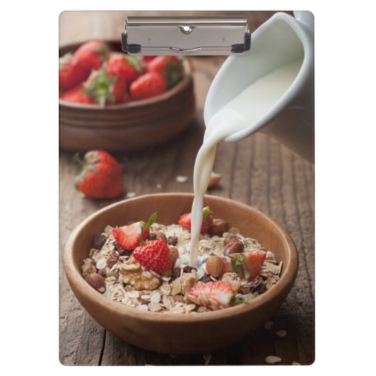 健康な朝食 クリップボード (正面)