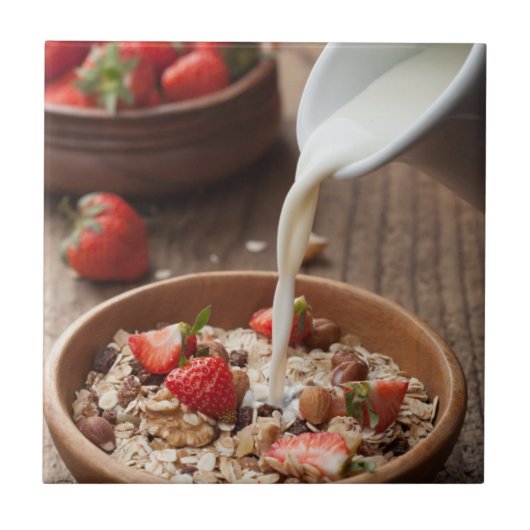 健康な朝食 タイル (正面)