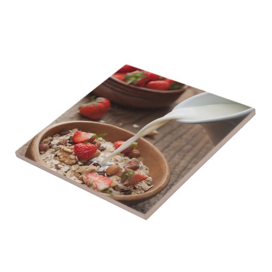 健康な朝食 タイル (側面)