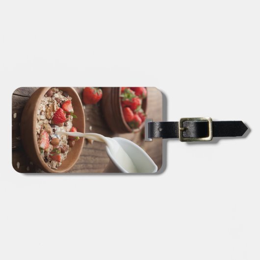 健康な朝食 ラゲッジタグ (正面横)