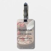 健康な朝食 ラゲッジタグ (裏面縦)