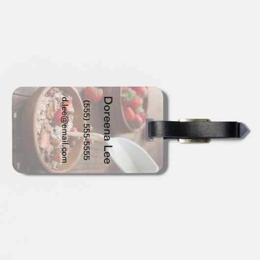 健康な朝食 ラゲッジタグ (裏面横)