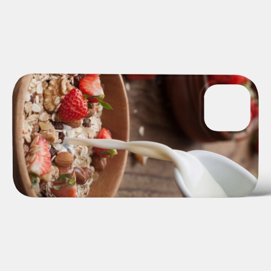 健康な朝食 Case-Mate iPhoneケース (裏面 (横))