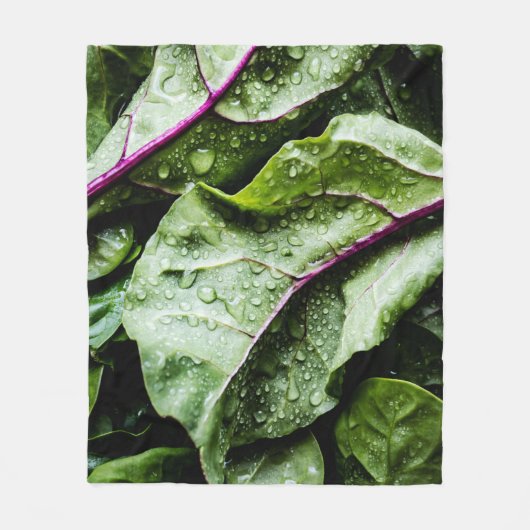 健康な果実 フリースブランケット (正面)