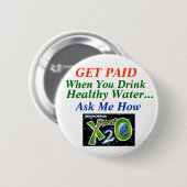 健康な水損失 缶バッジ (正面&裏面)