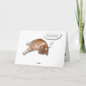 健康な猫カードを得て下さい カード (裏面)