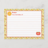 健康な生きているレシピカード ポストカード (正面)