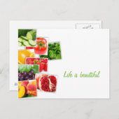 健康な生活はがき ポストカード (正面/裏面)