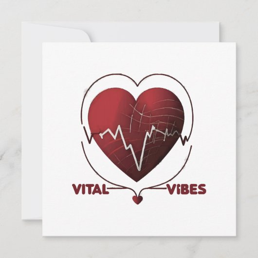 健康な生活 招待状 (正面)